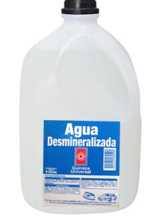 AGUA DESMINERALIZADA